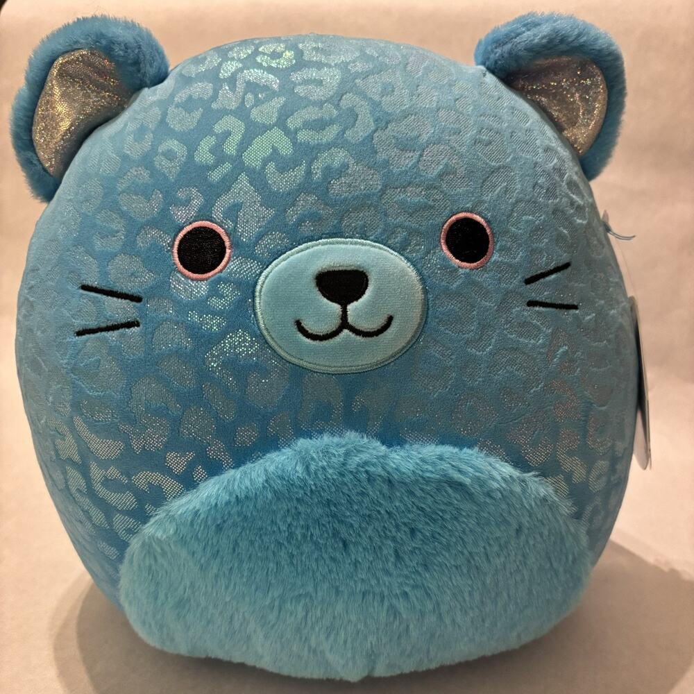 Original Squishmallows SARGE Jaguar Iridescent Spots 11” INCH Jazwares Plush NWT